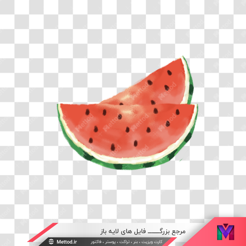 hand-drawn-watermelon-png-2 عکس png هندوانه یلدا
