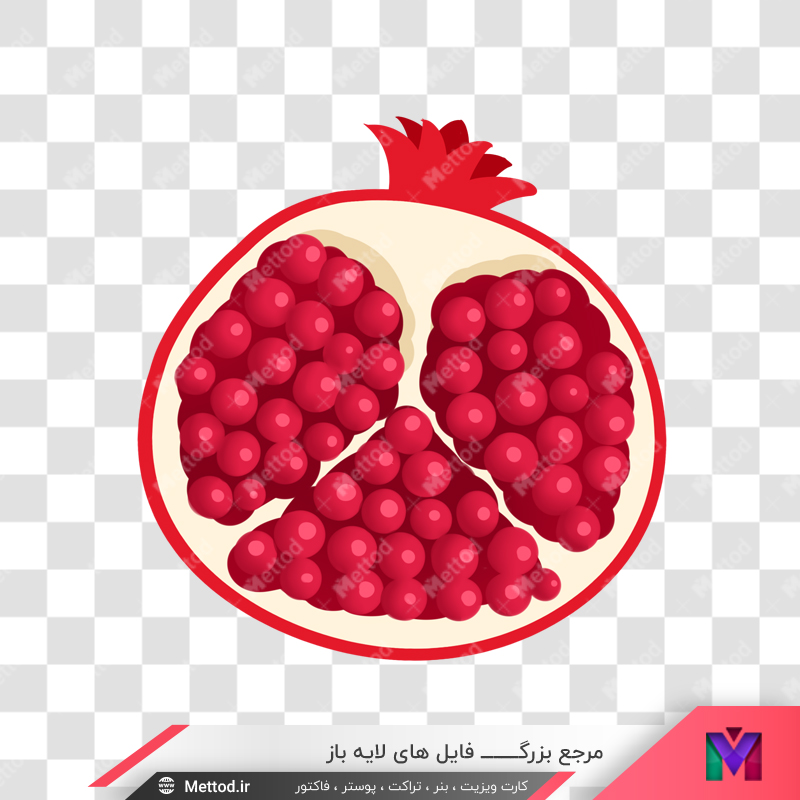 pomegranate-vector-png عکس png انار