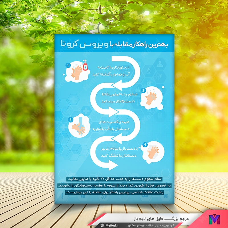 corona-poster-3 تراکت مقابله با بیماری کرونا طرح 162