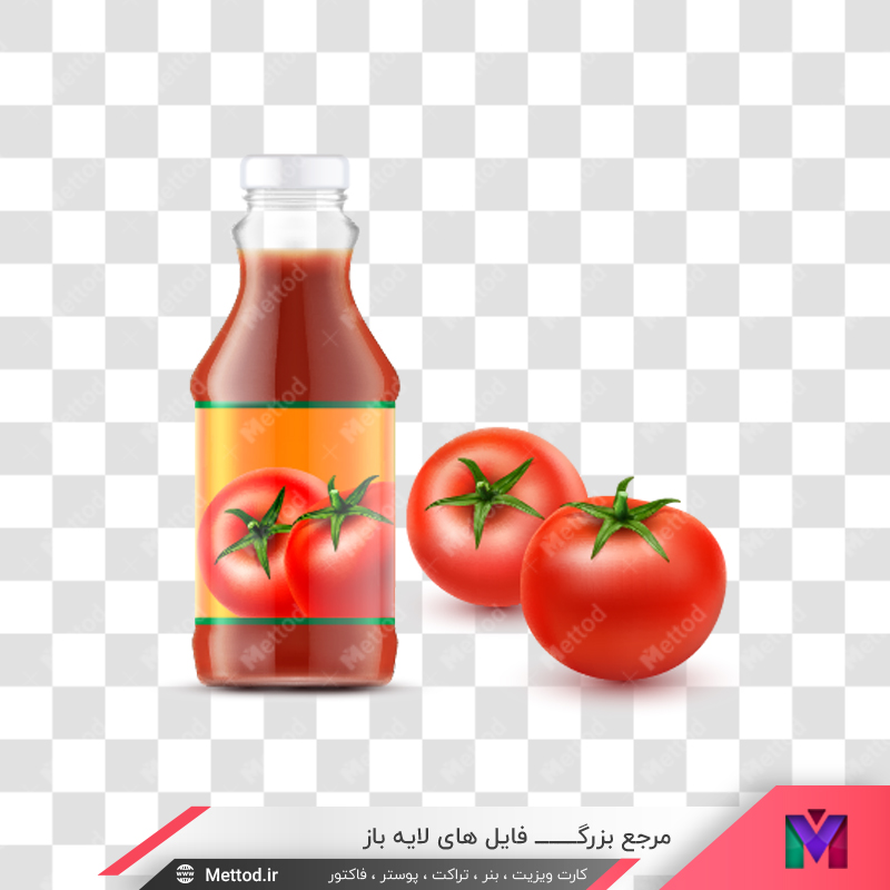 bottle-vector-165 وکتور رب گوجه فرنگی