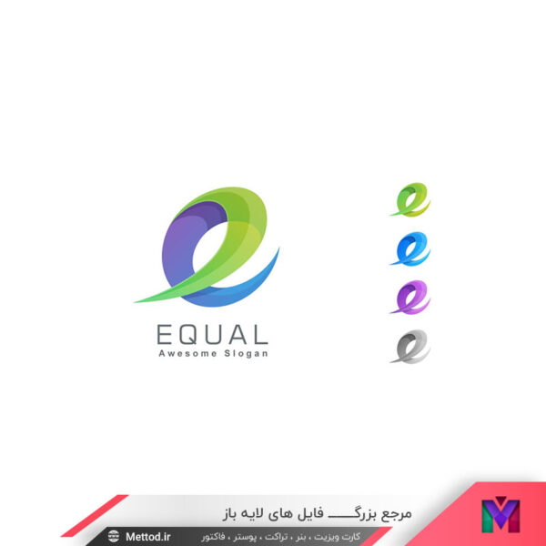 لوگو e طرح 3 | متد گرافیک