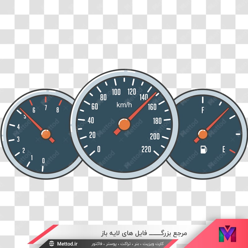 speedometer-vector-0126 وکتور کیلومتر سرعت طرح 855