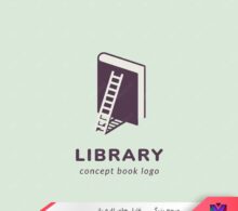 لوگو کتاب و نردبان طرح 621