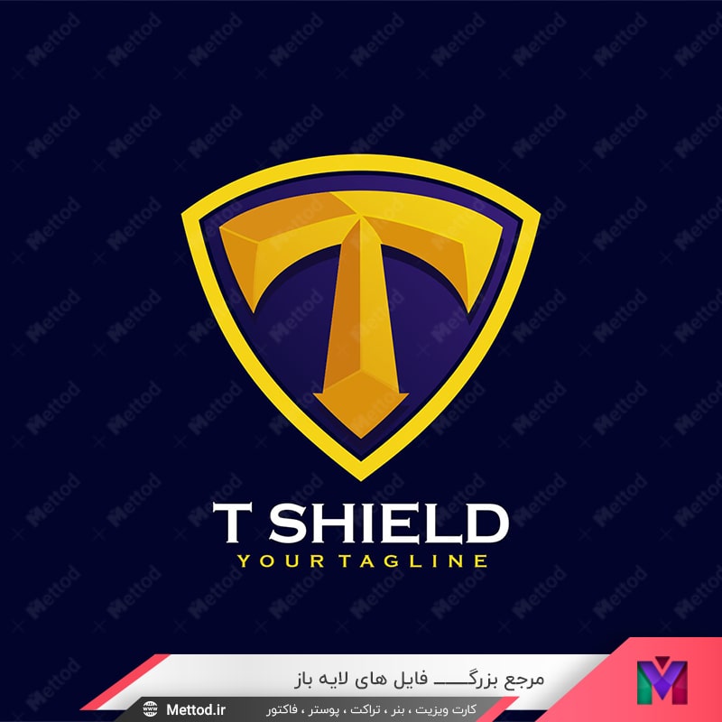 لوگو حرف t طرح 663 | متد گرافیک