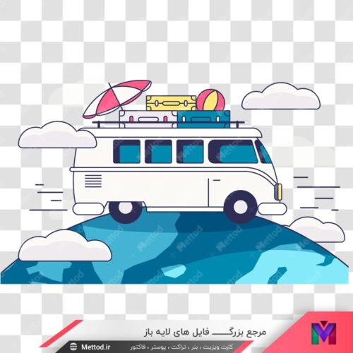 عکس png ماشین ون طرح 1070