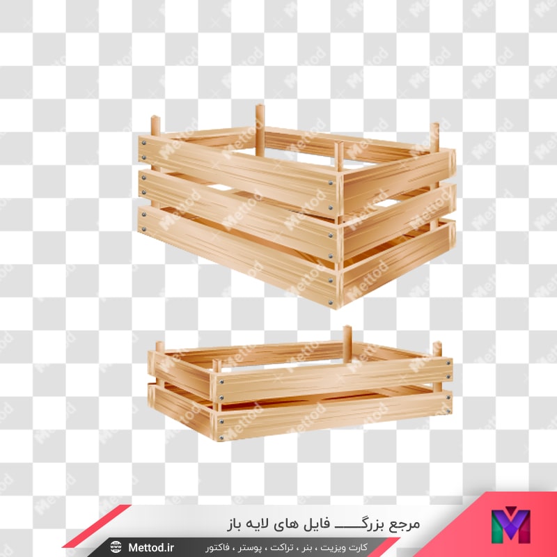 wooden-box-vector-2 وکتور جعبه چوبی طرح 1128
