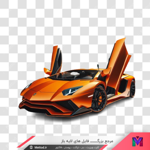 عکس لامبورگینی با در باز